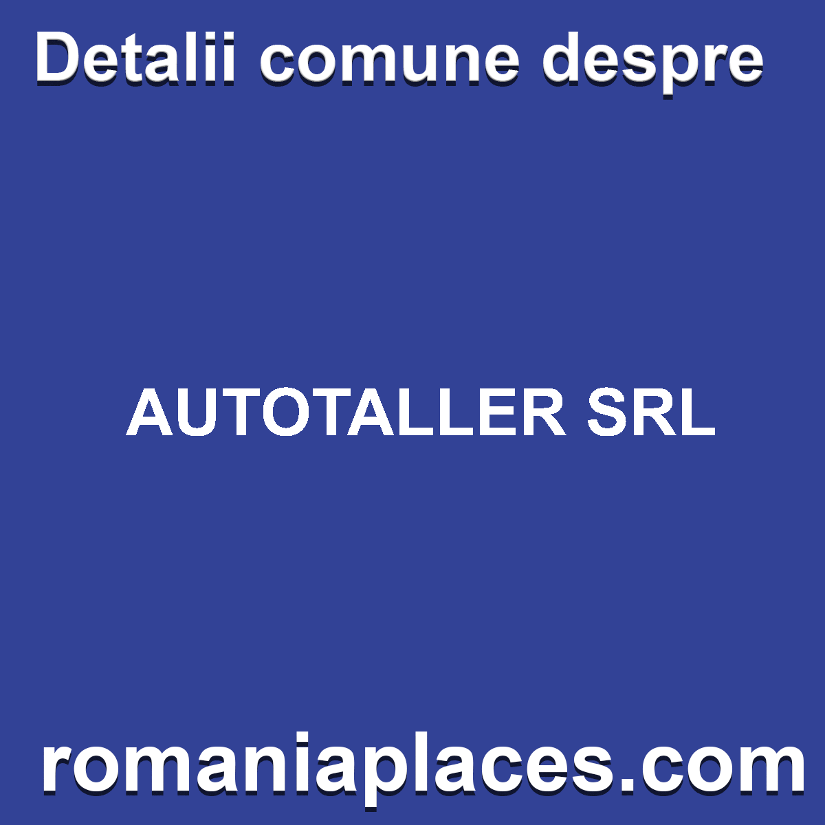AUTOTALLER SRL