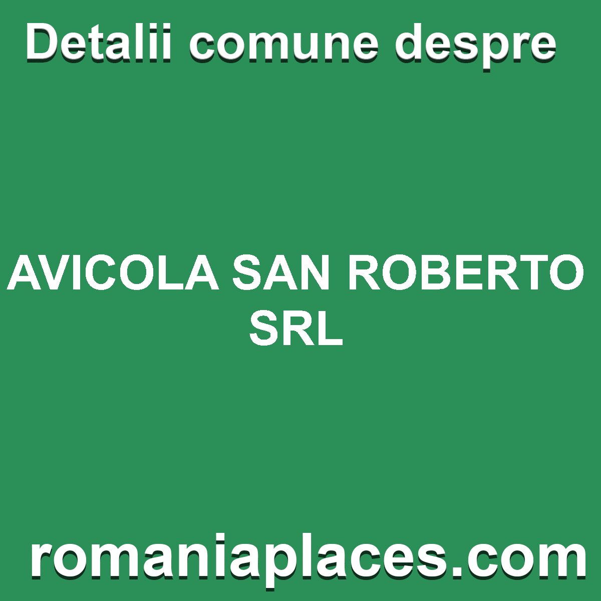 AVICOLA SAN ROBERTO SRL