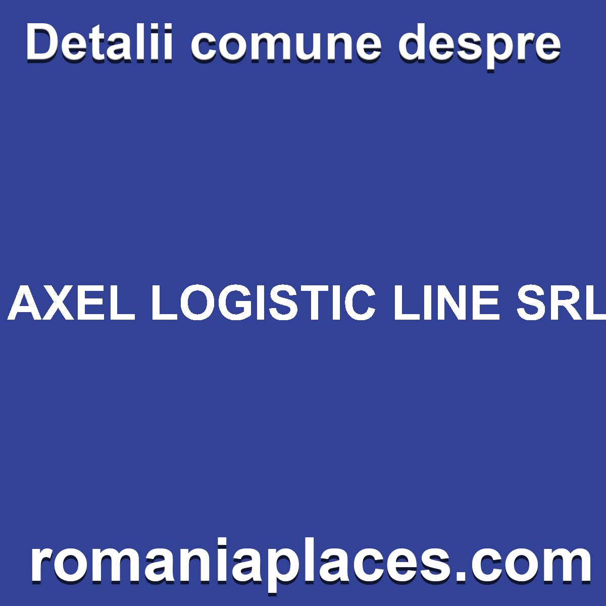 AXEL LOGISTIC LINE SRL
