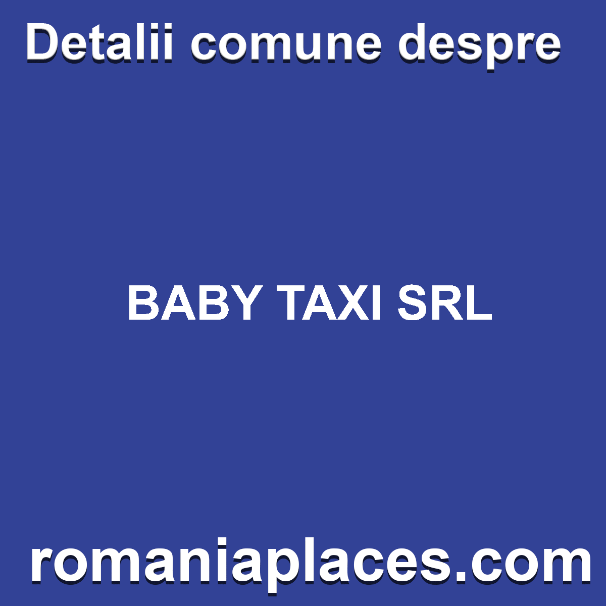 BABY TAXI SRL