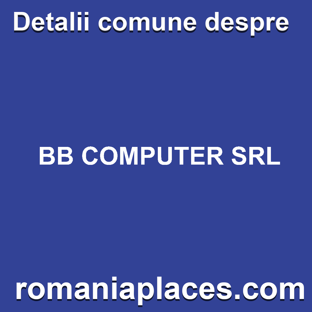 BB COMPUTER SRL