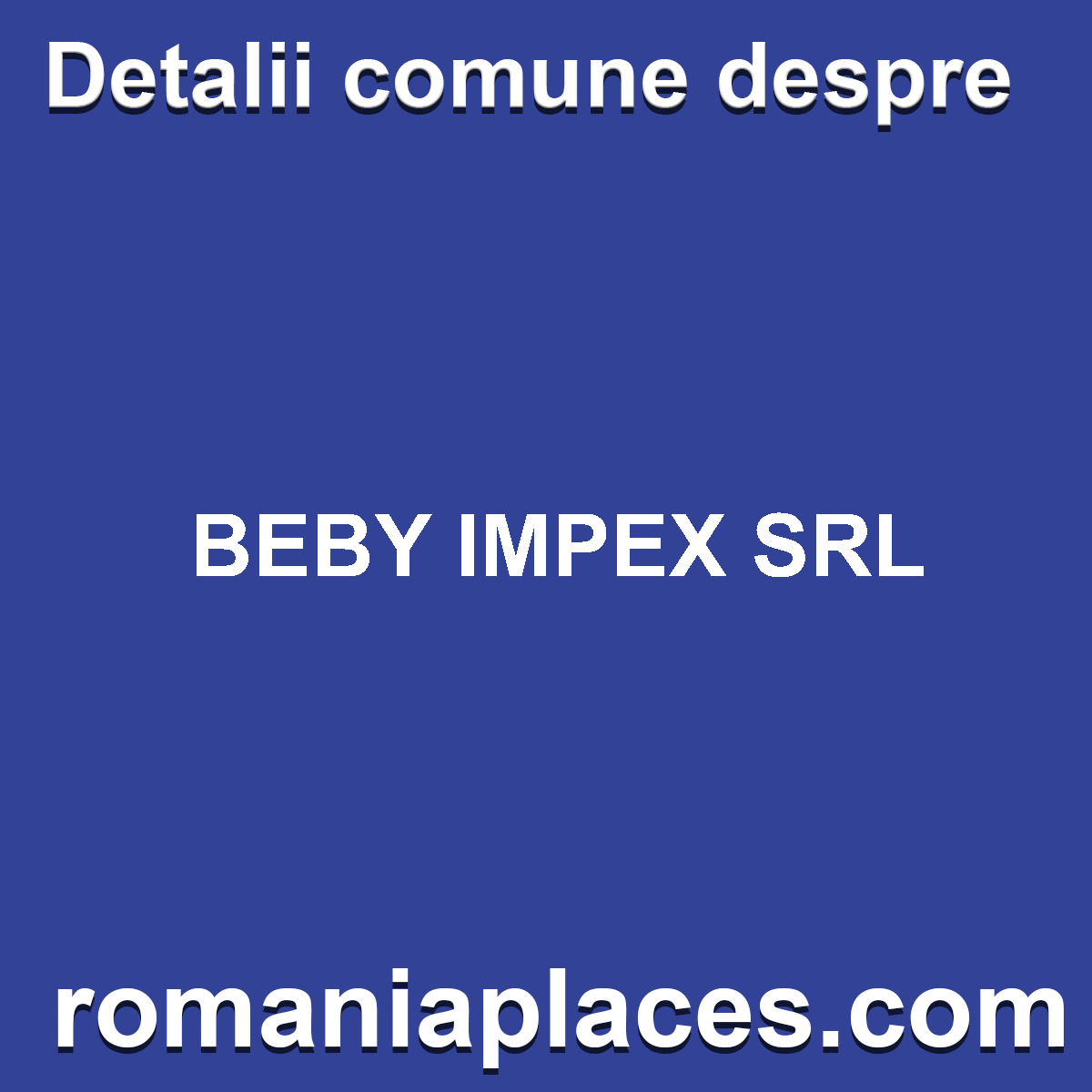 BEBY IMPEX SRL