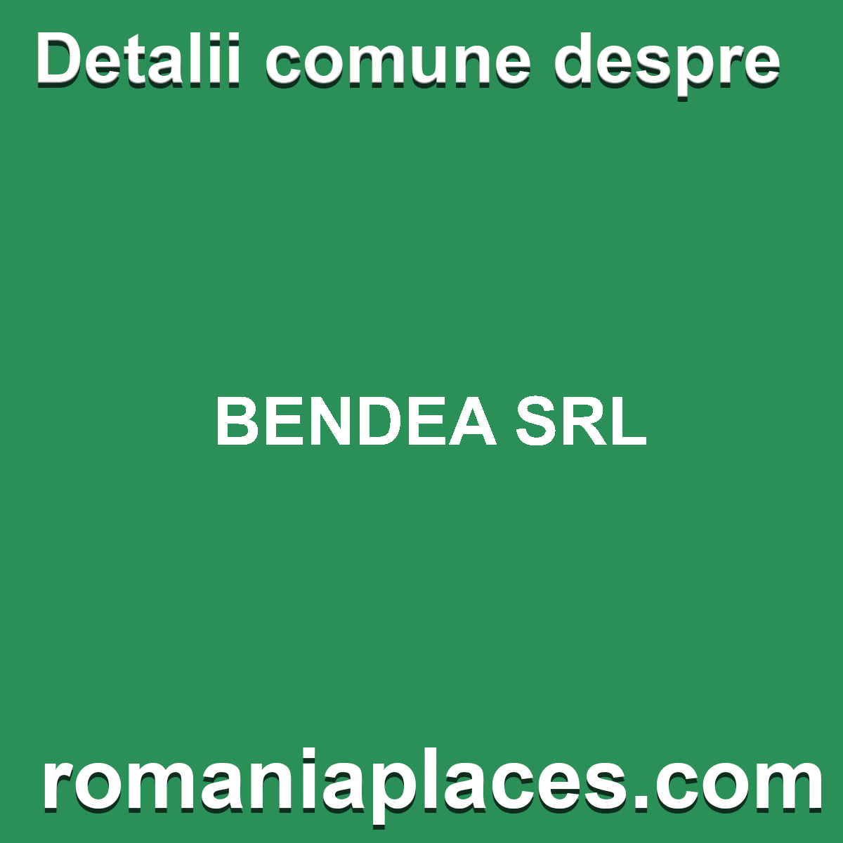 BENDEA SRL