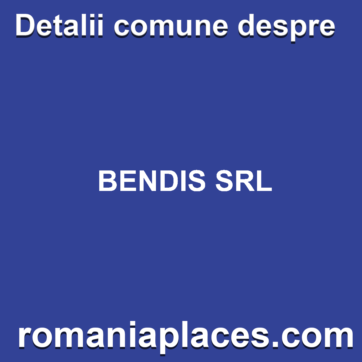 BENDIS SRL