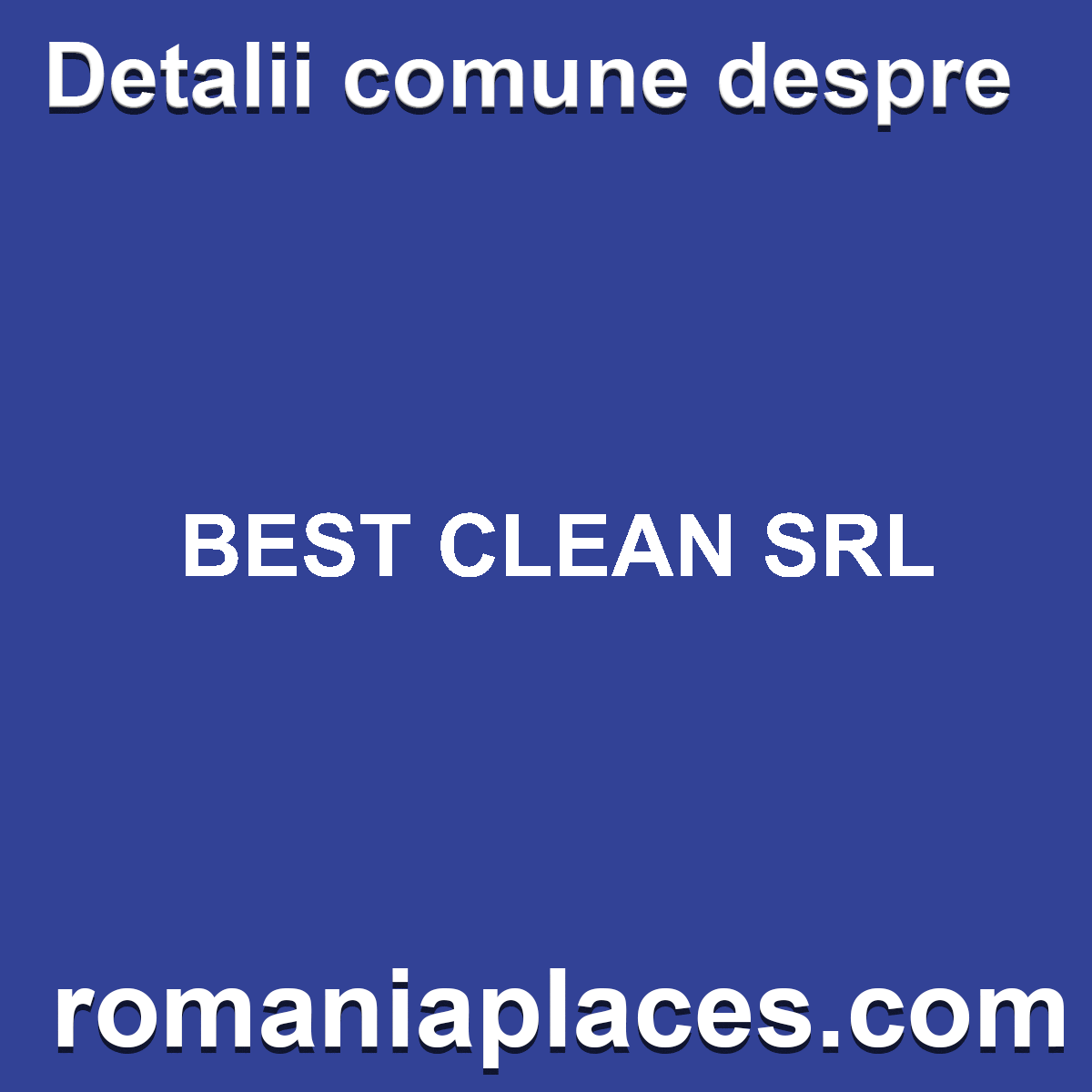 BEST CLEAN SRL