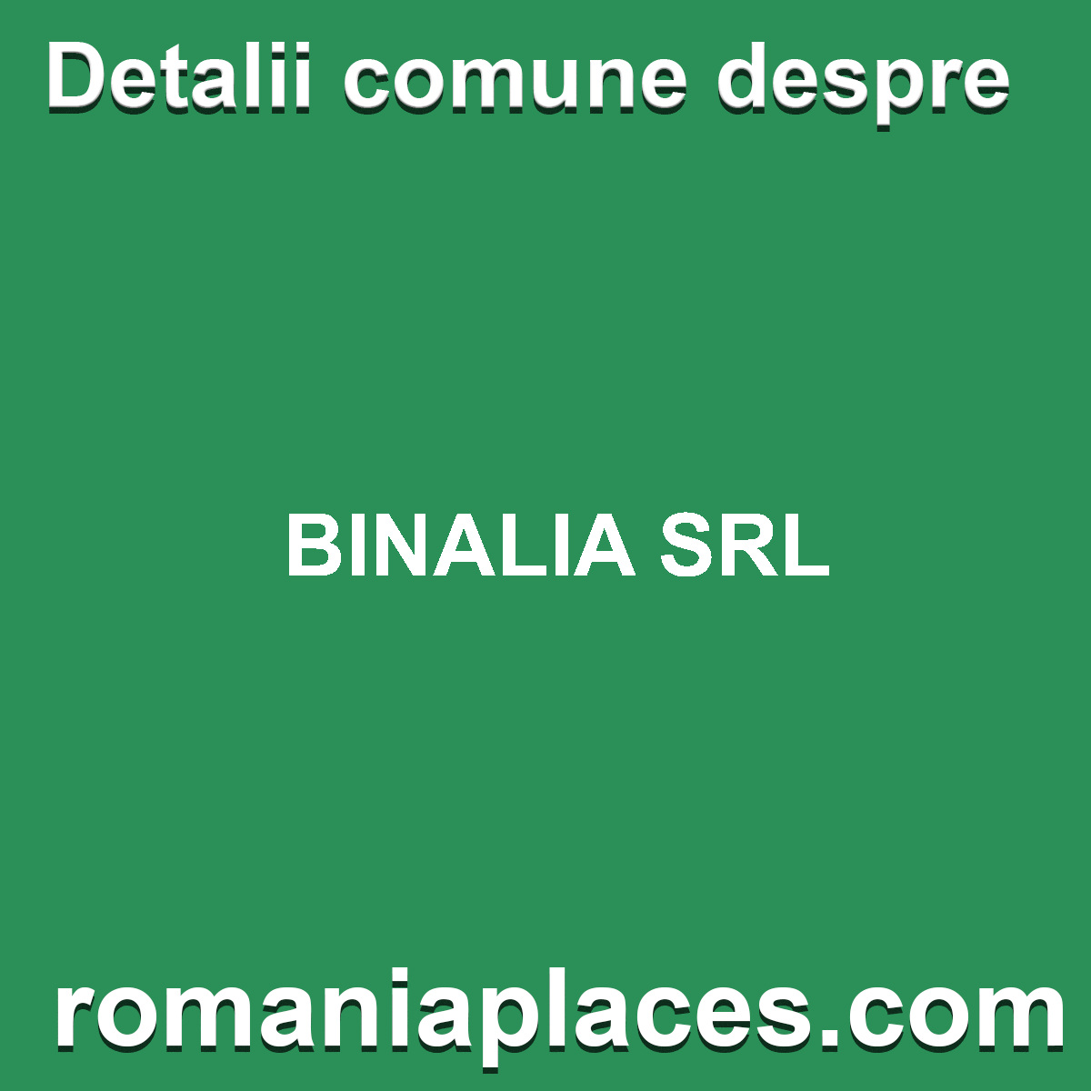 BINALIA SRL