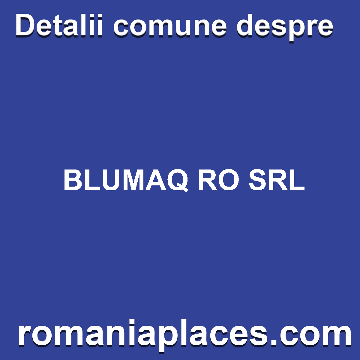 BLUMAQ RO SRL