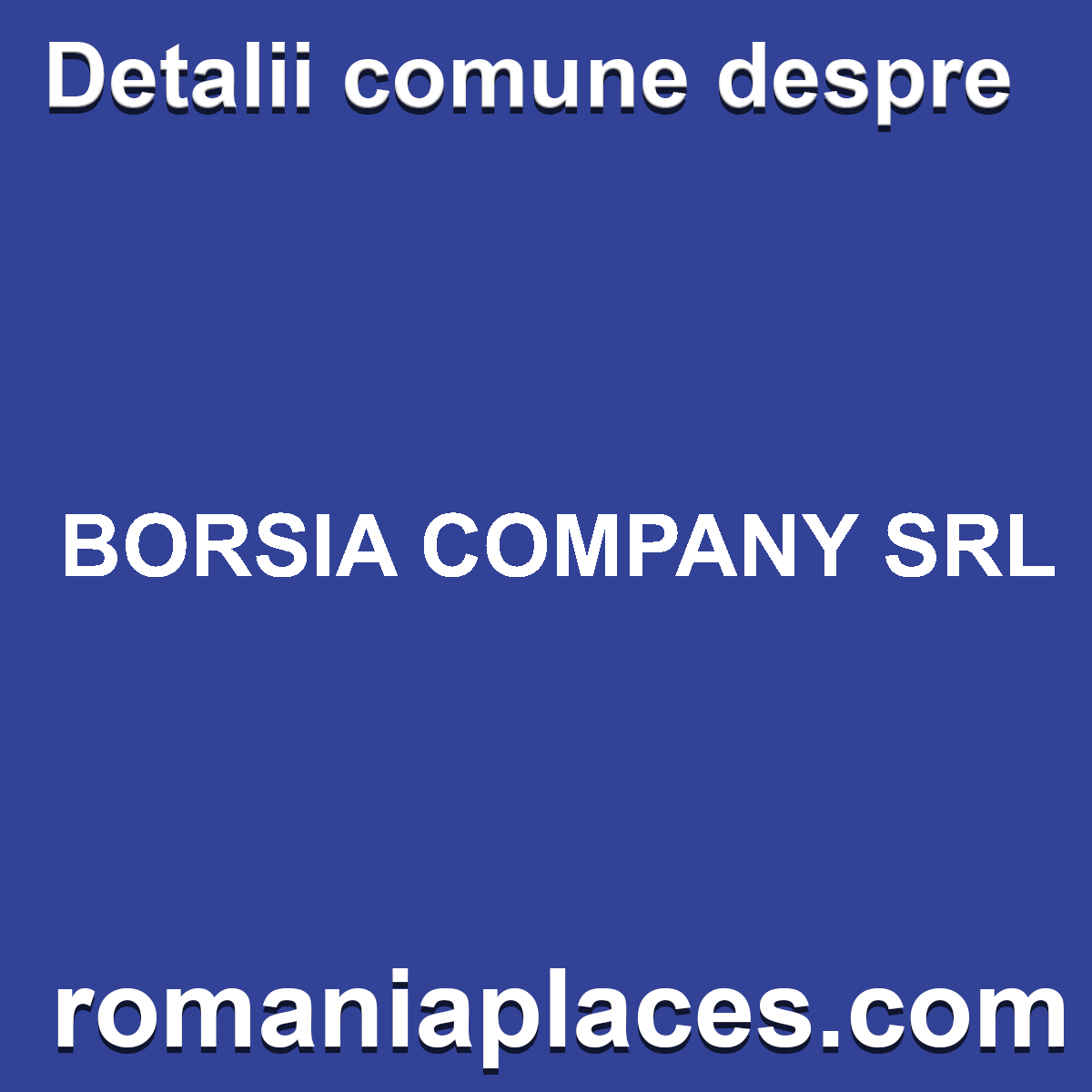 BORSIA COMPANY SRL