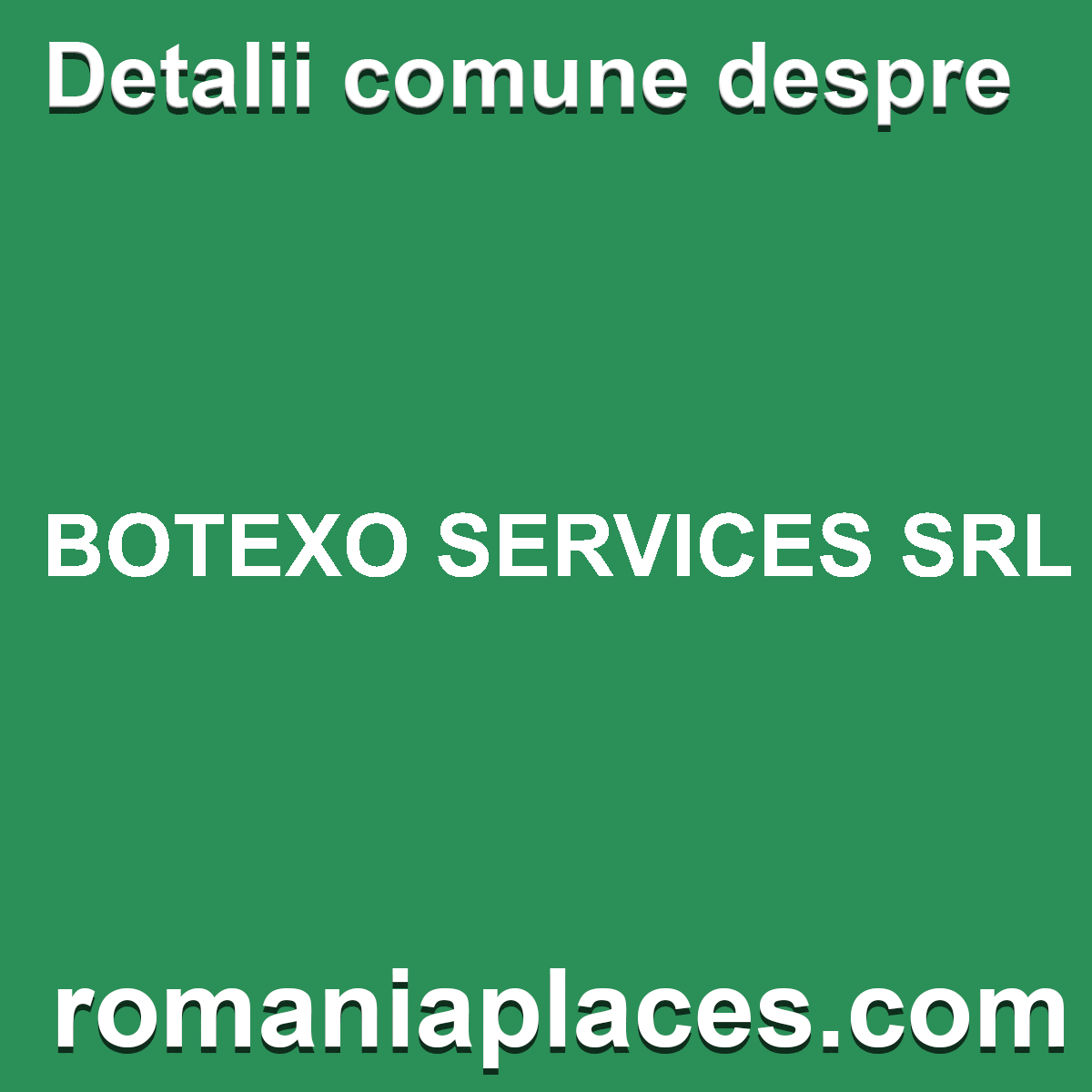 BOTEXO SERVICES SRL