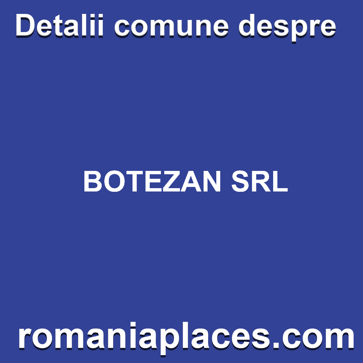 BOTEZAN SRL