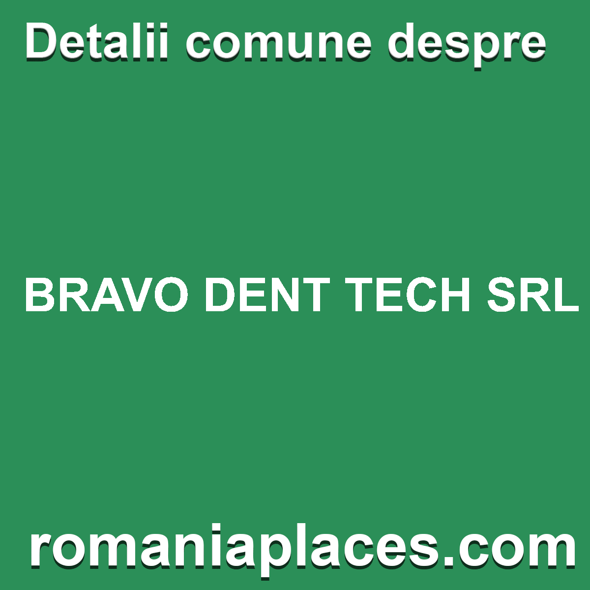 BRAVO DENT TECH SRL