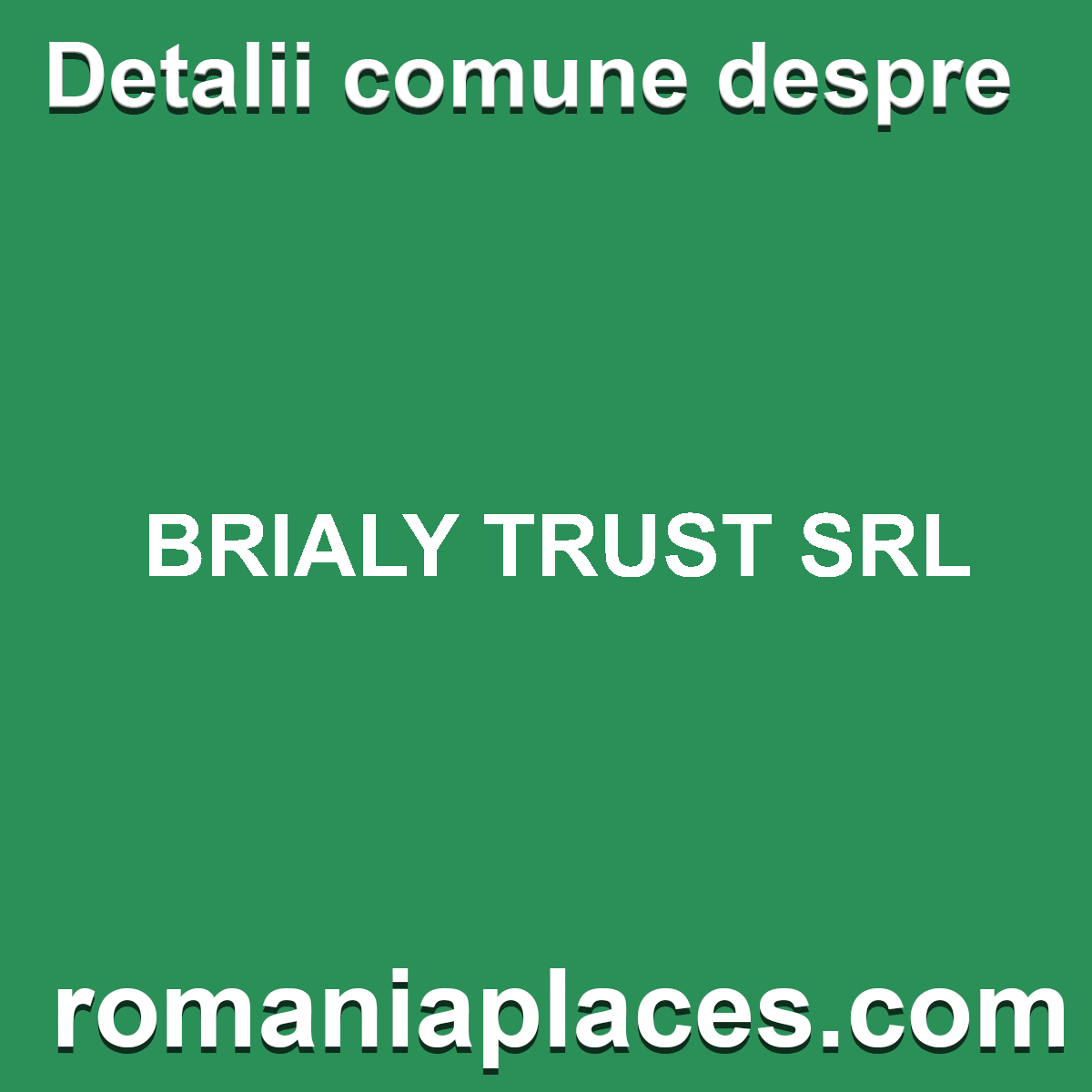 BRIALY TRUST SRL