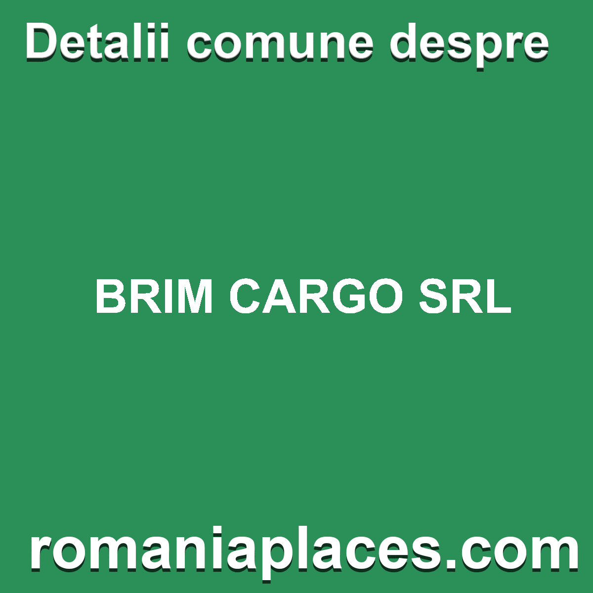 BRIM CARGO SRL