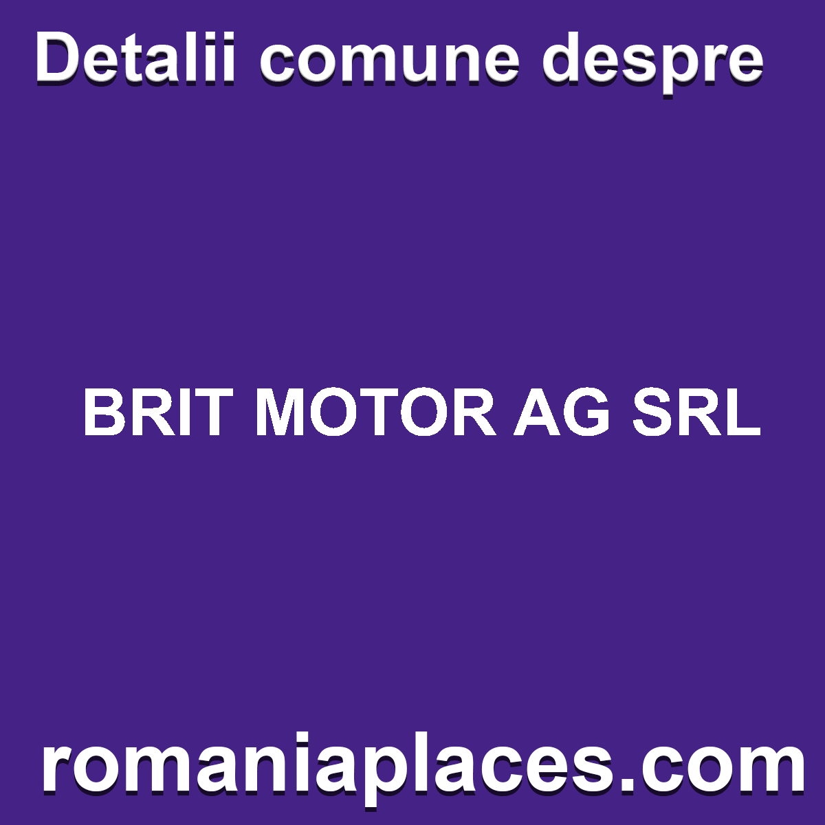 BRIT MOTOR AG SRL