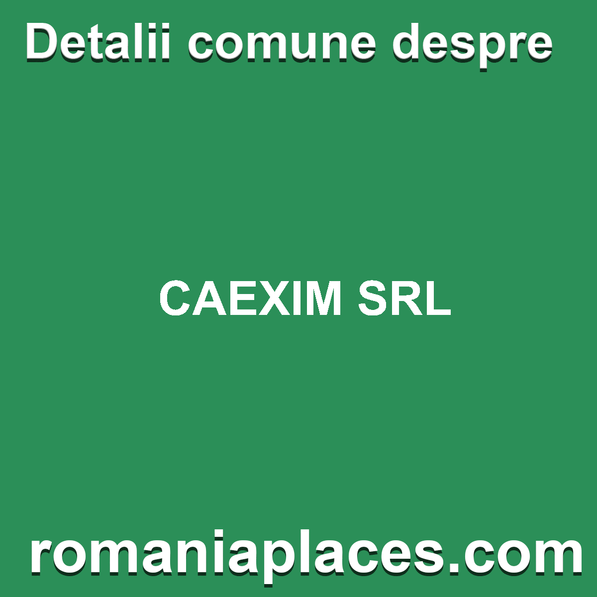 CAEXIM SRL