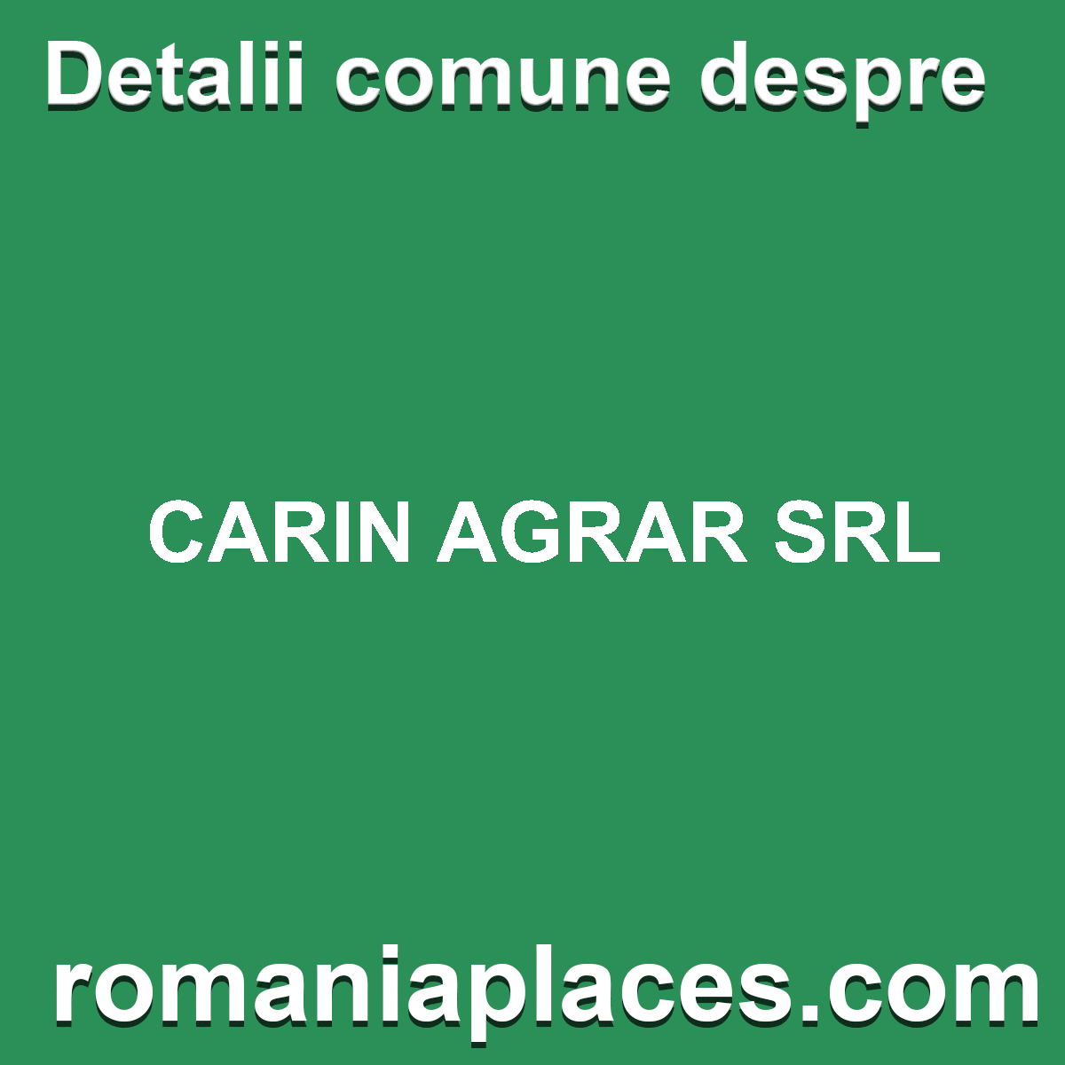 CARIN AGRAR SRL