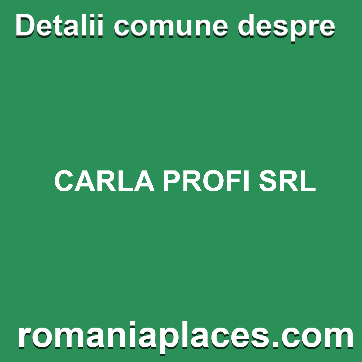 CARLA PROFI SRL
