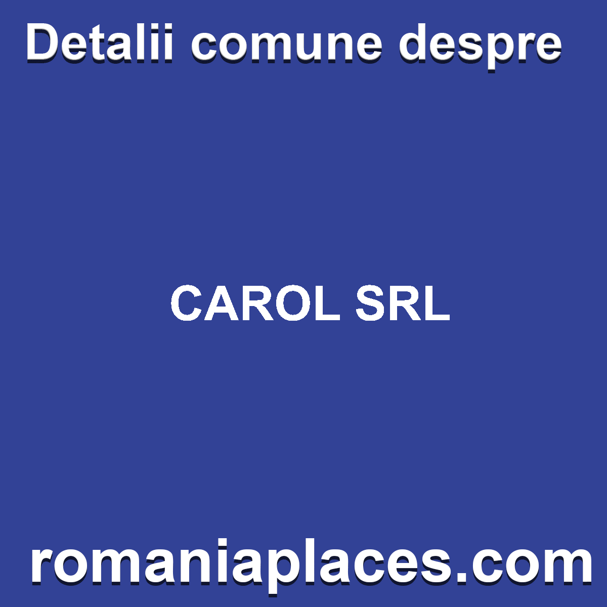 CAROL SRL