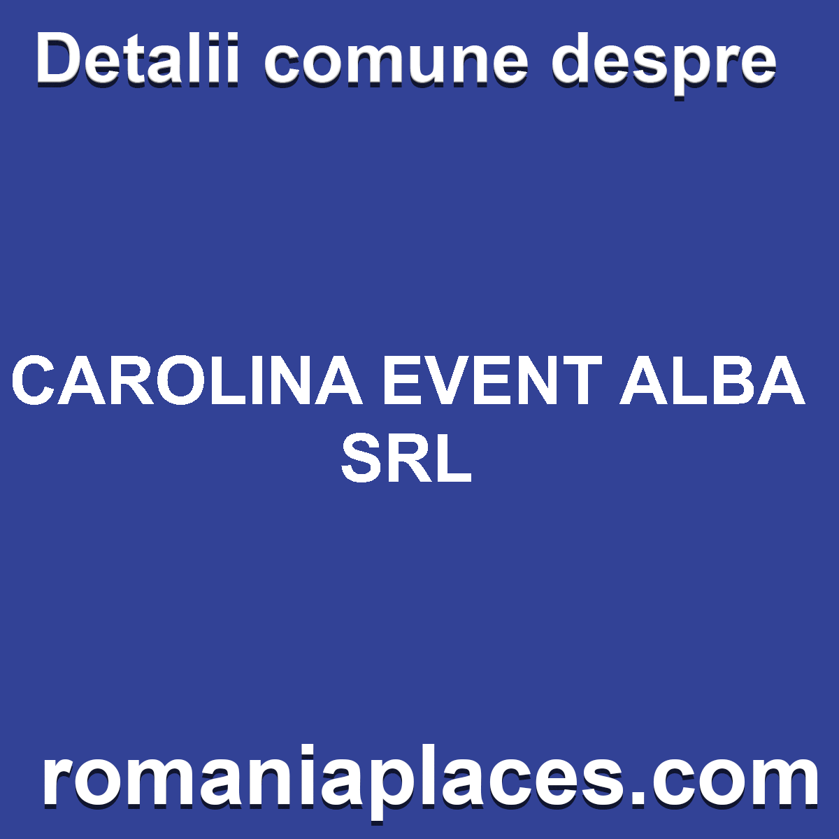 CAROLINA EVENT ALBA SRL