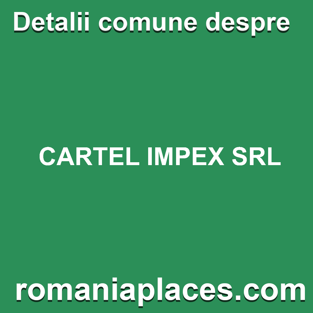 CARTEL IMPEX SRL