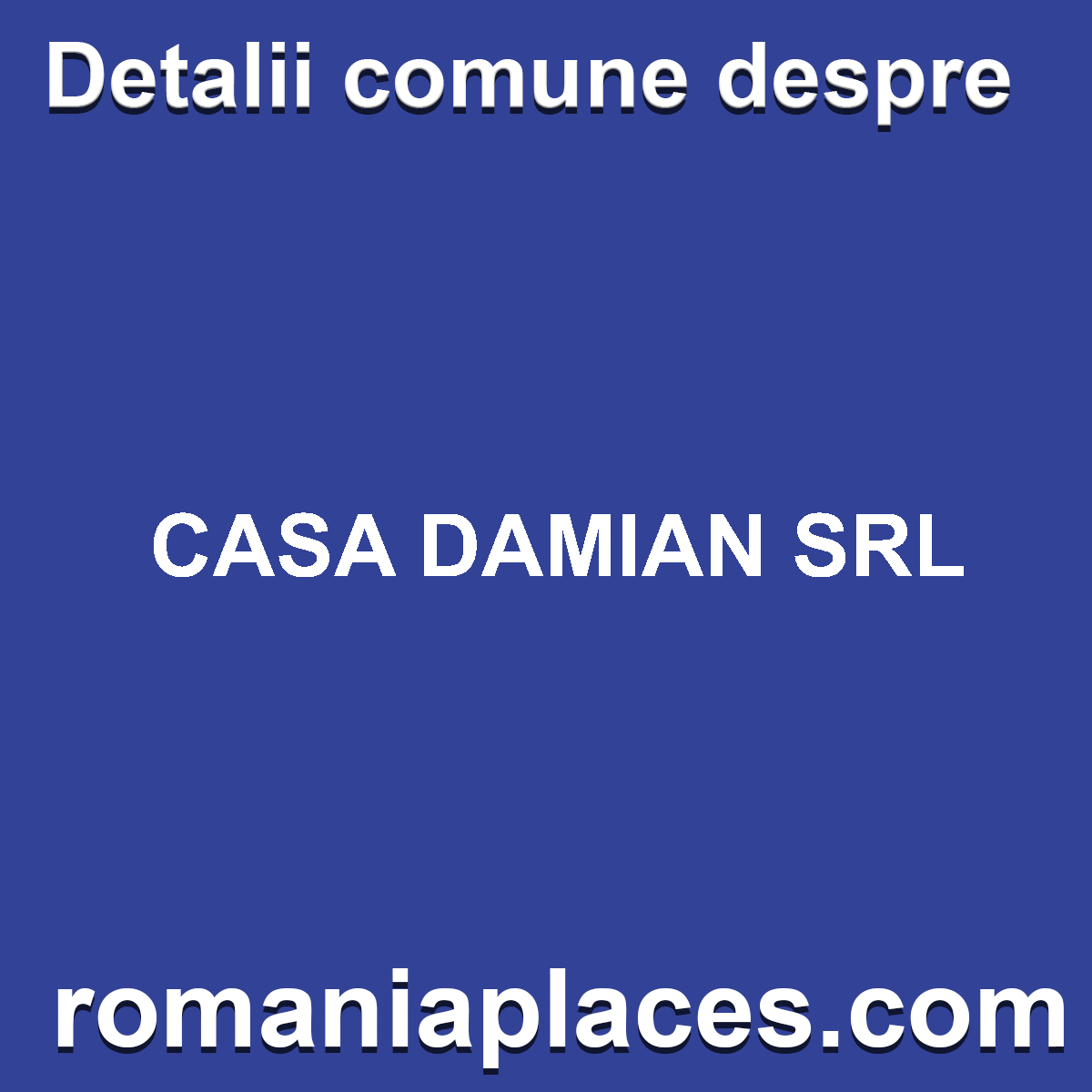 CASA DAMIAN SRL