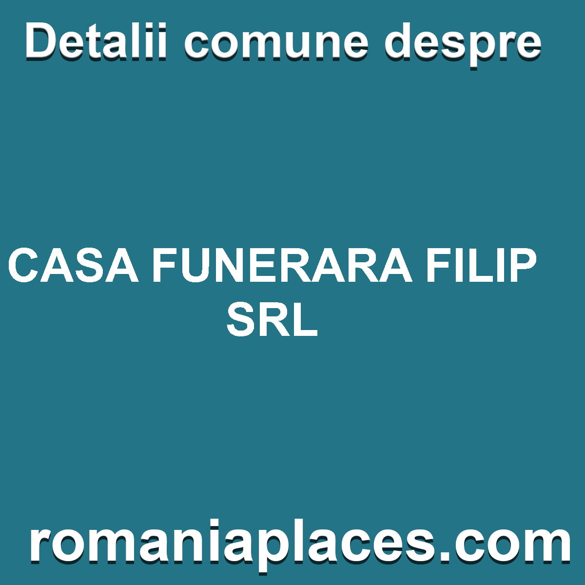 CASA FUNERARA FILIP SRL