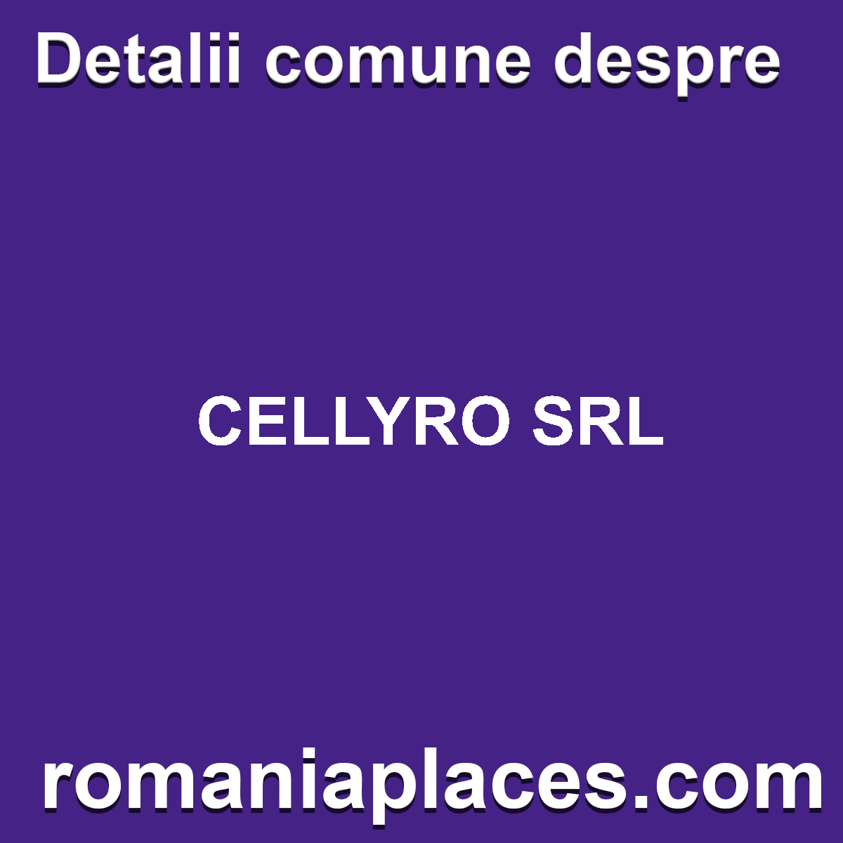 CELLYRO SRL