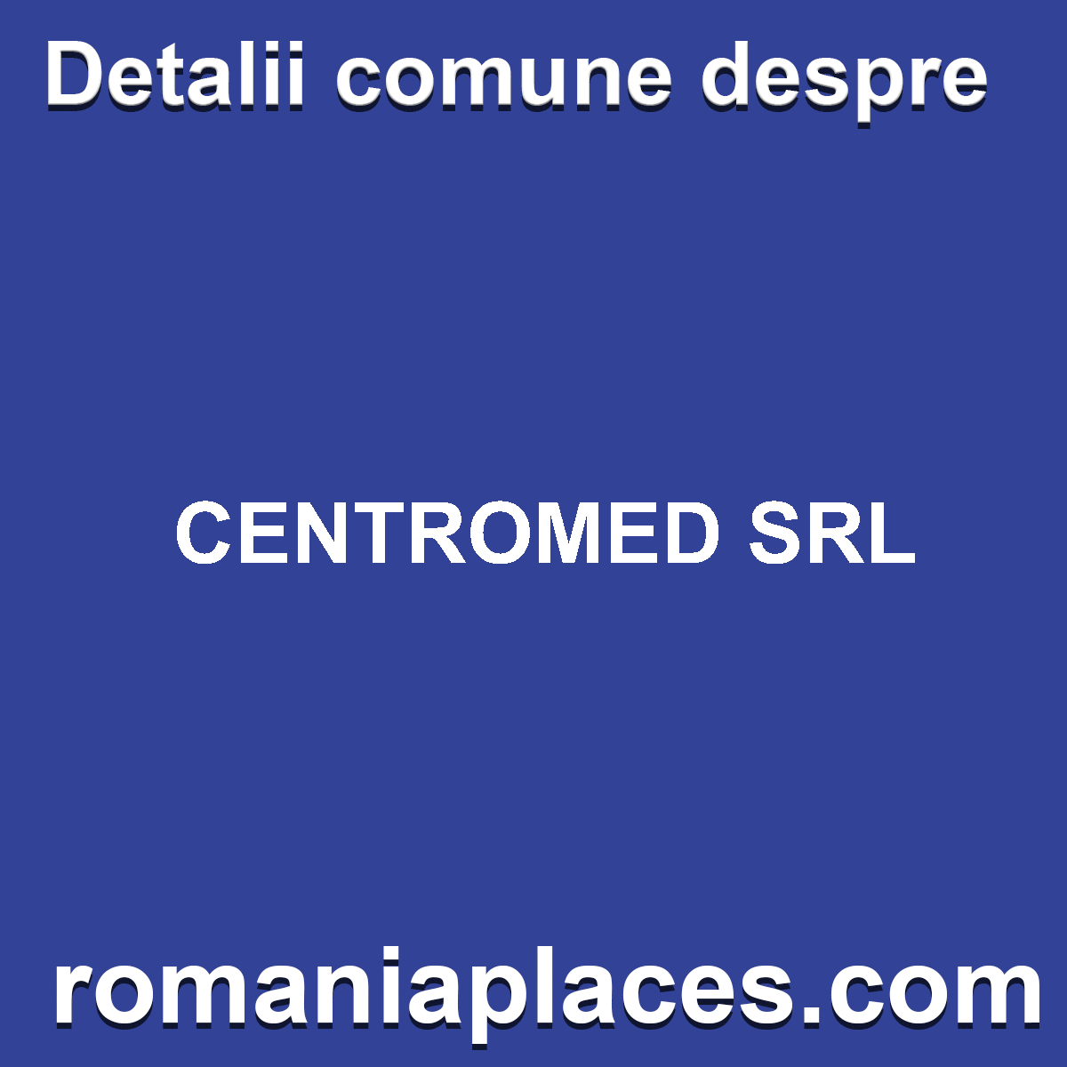CENTROMED SRL