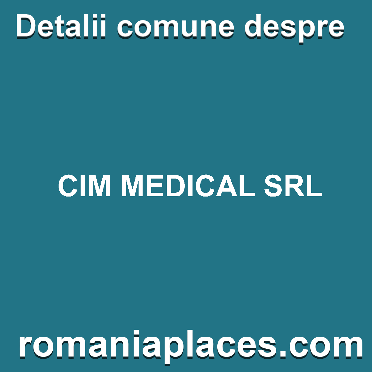 CIM MEDICAL SRL