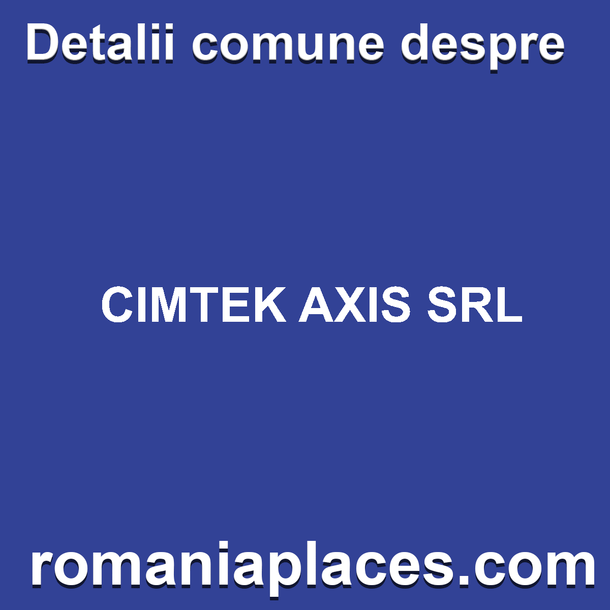 CIMTEK AXIS SRL