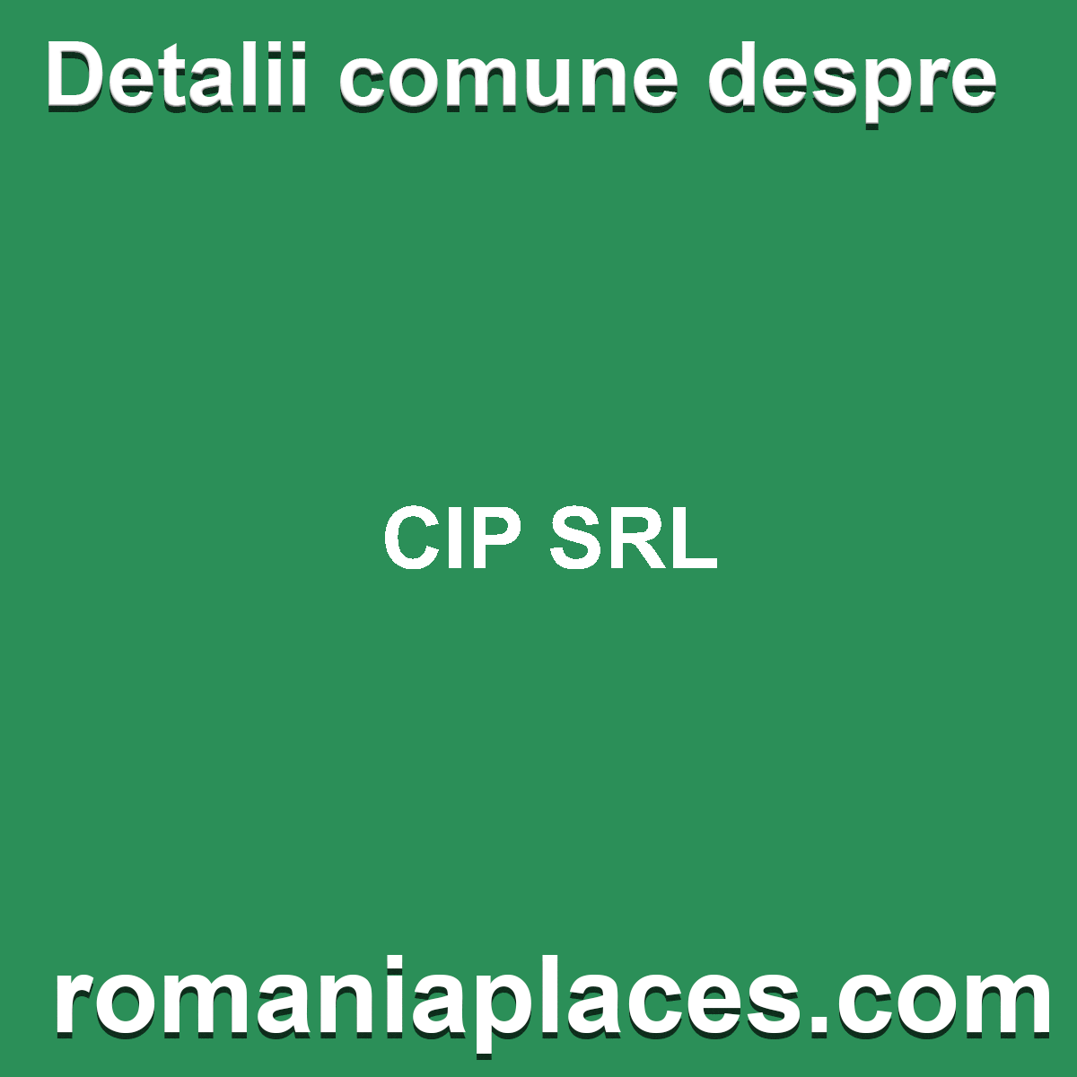 CIP SRL