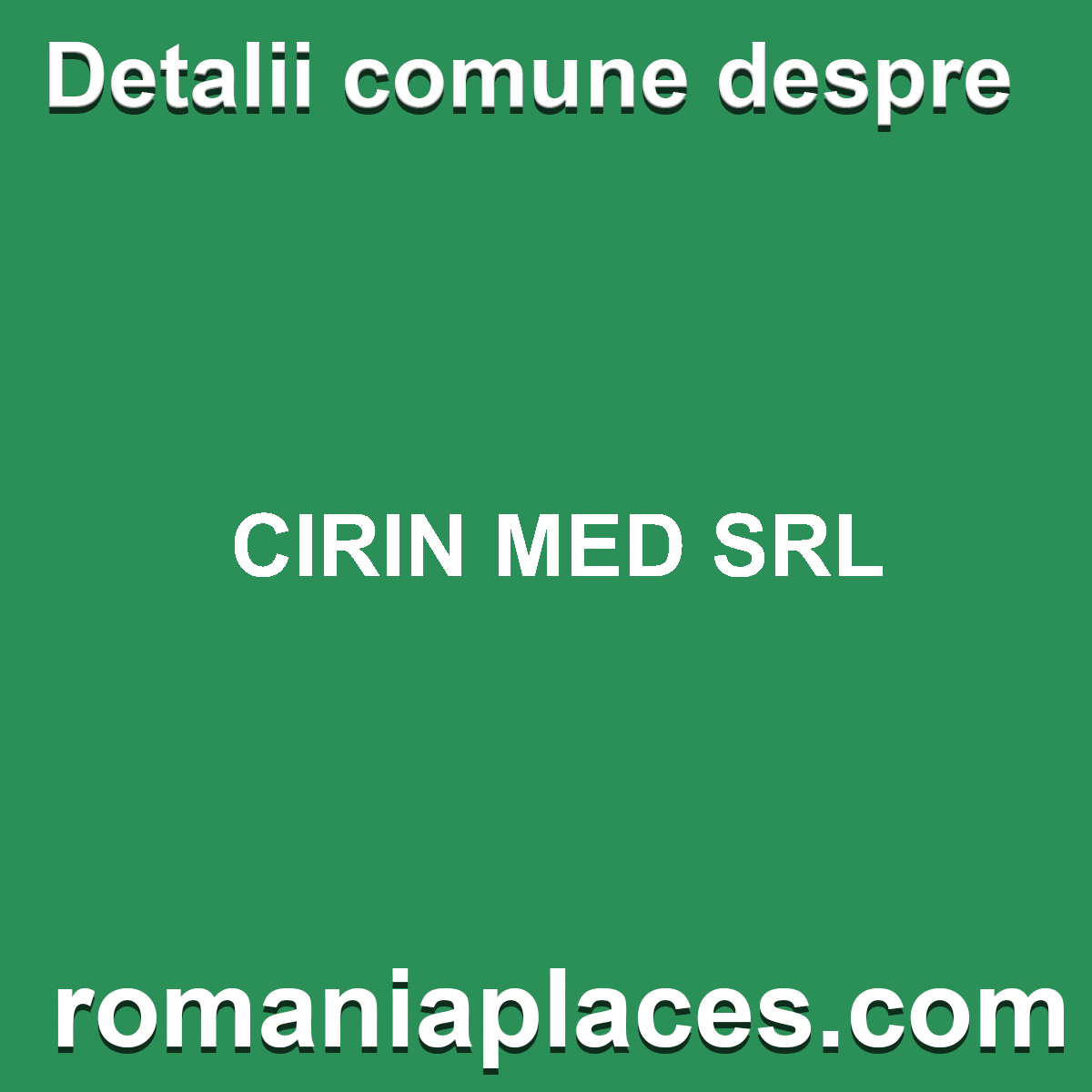 CIRIN MED SRL