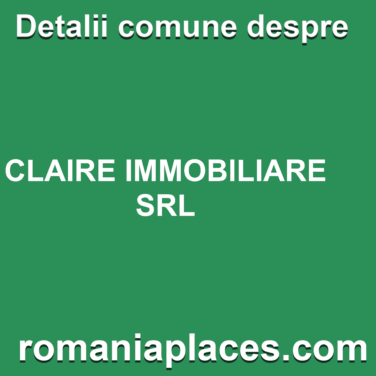 CLAIRE IMMOBILIARE SRL