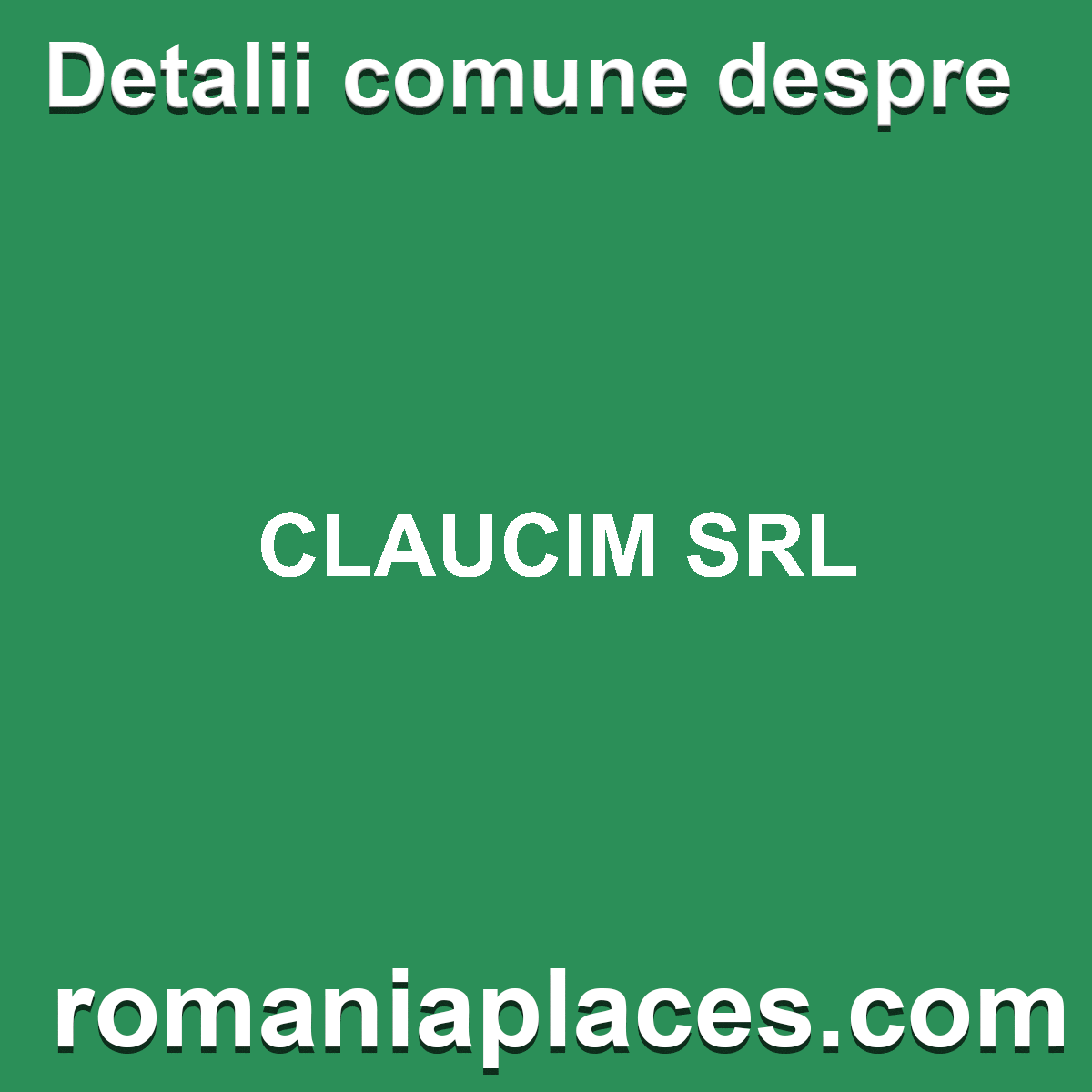 CLAUCIM SRL