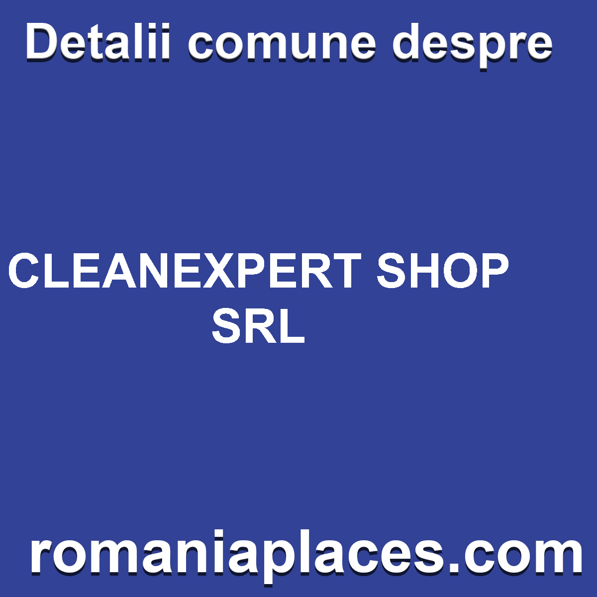 CLEANEXPERT SHOP SRL