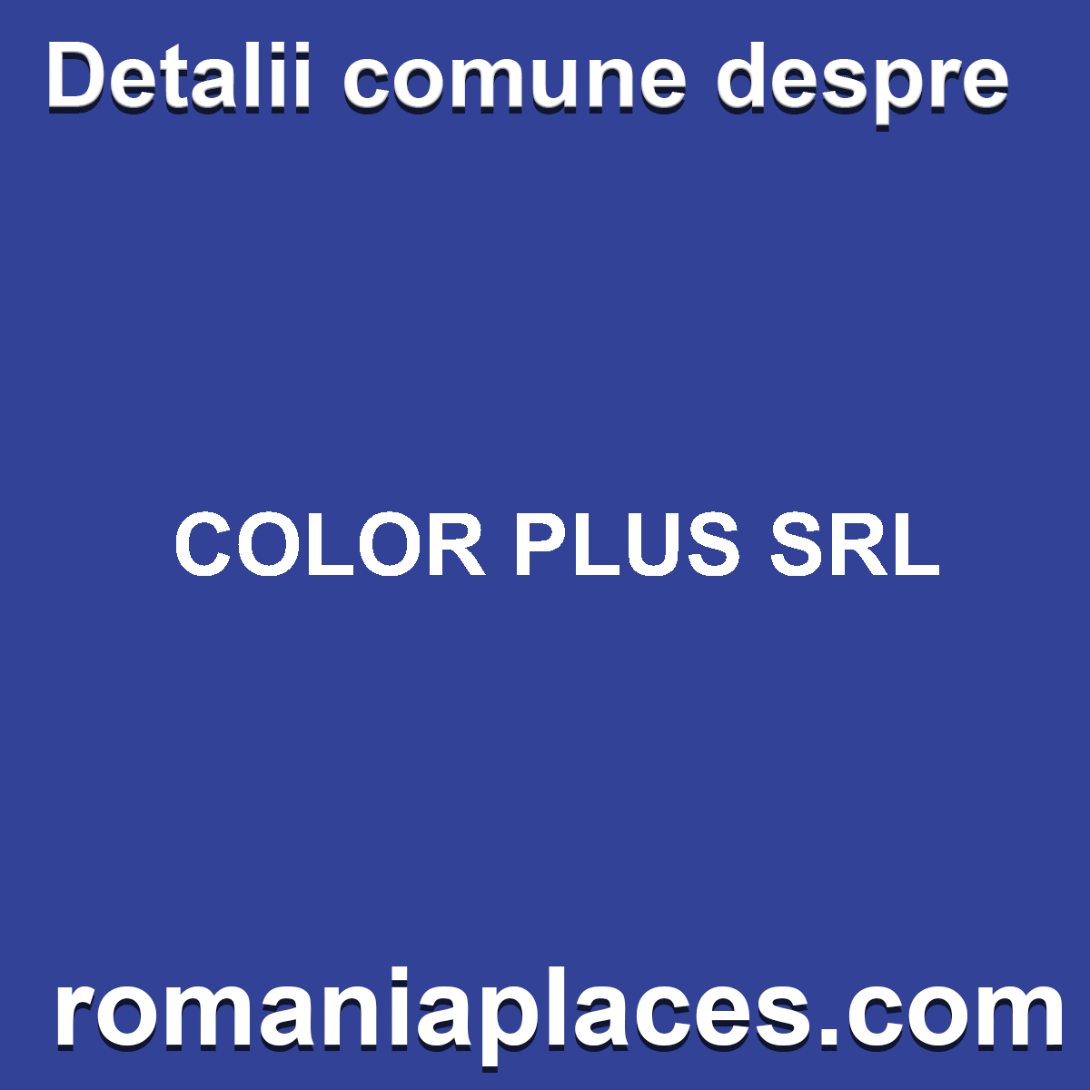 COLOR PLUS SRL