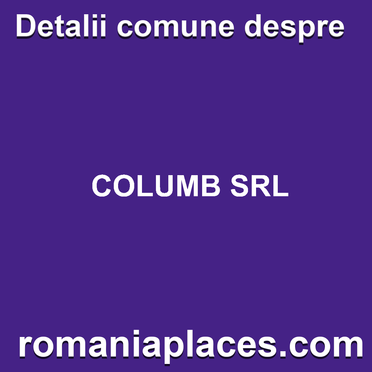 COLUMB SRL