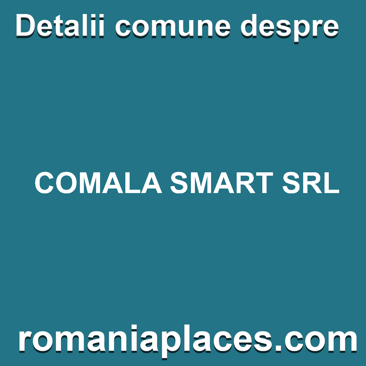 COMALA SMART SRL