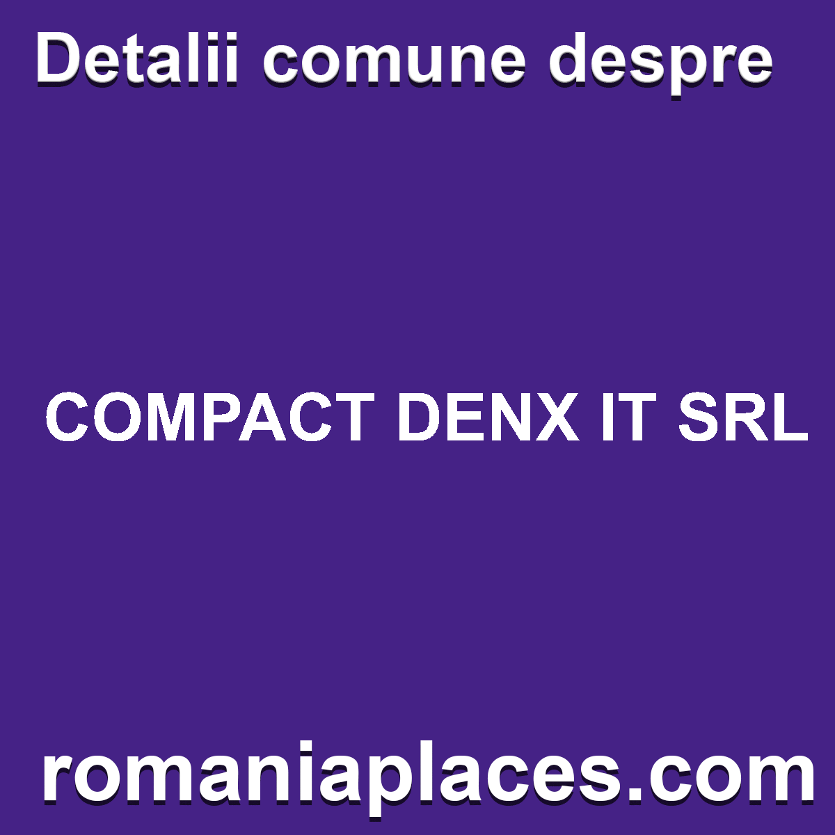 COMPACT DENX IT SRL
