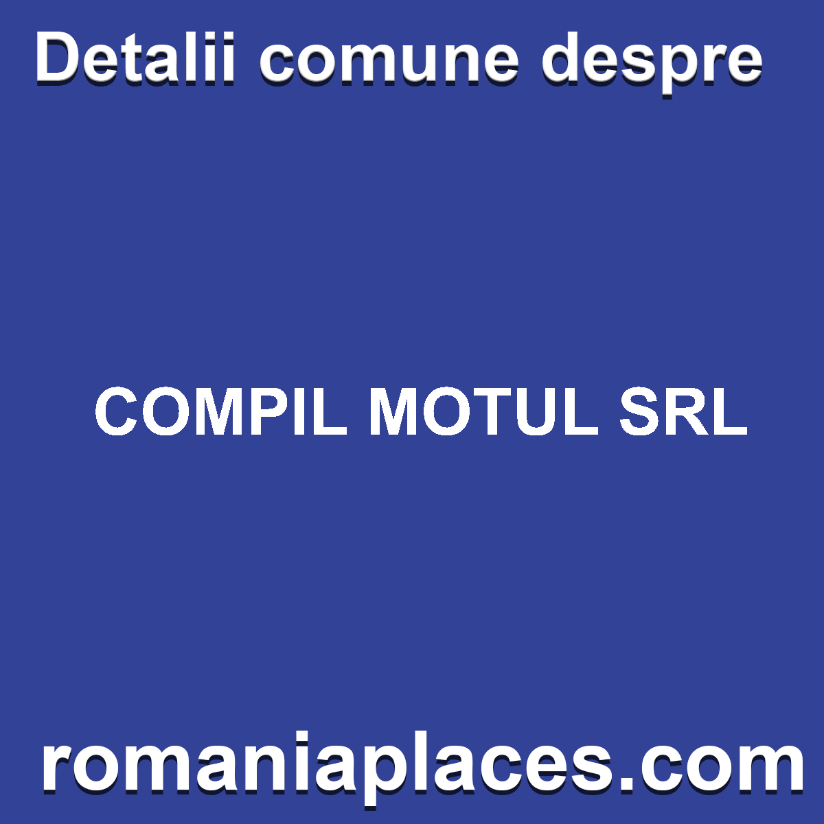COMPIL MOTUL SRL