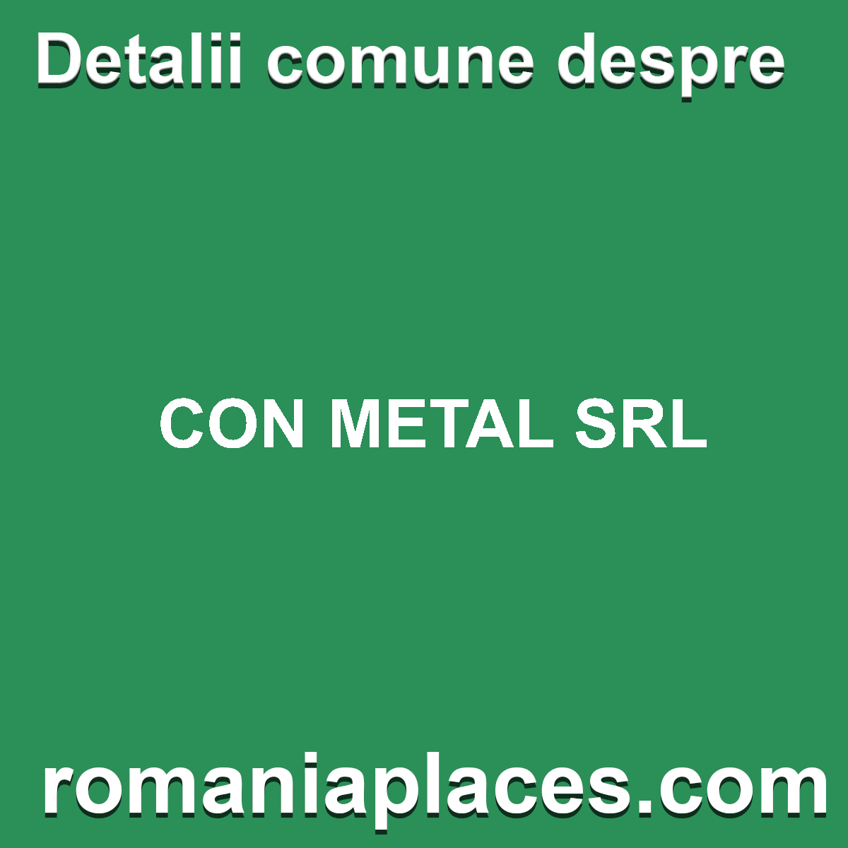 CON METAL SRL
