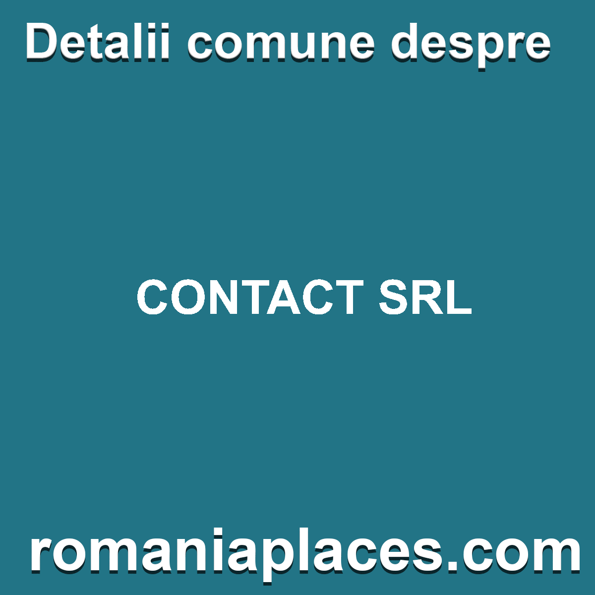 CONTACT SRL