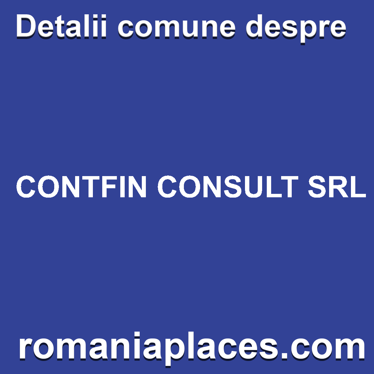 CONTFIN CONSULT SRL