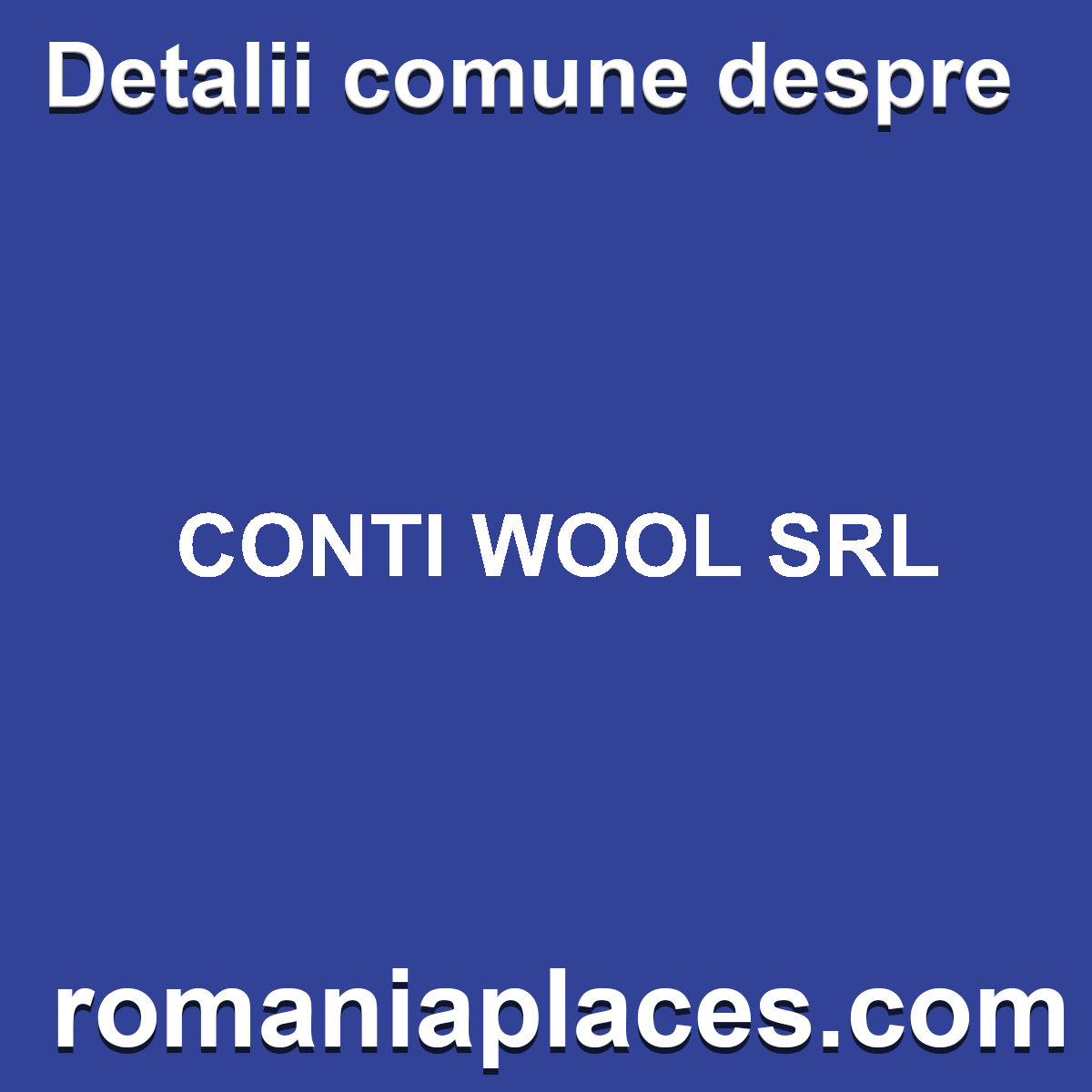 CONTI WOOL SRL