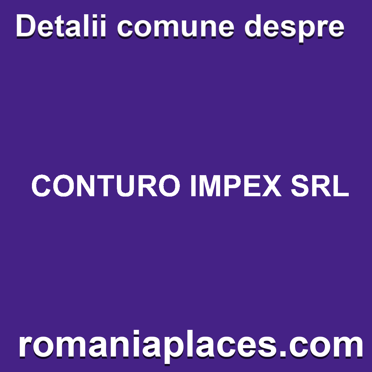 CONTURO IMPEX SRL