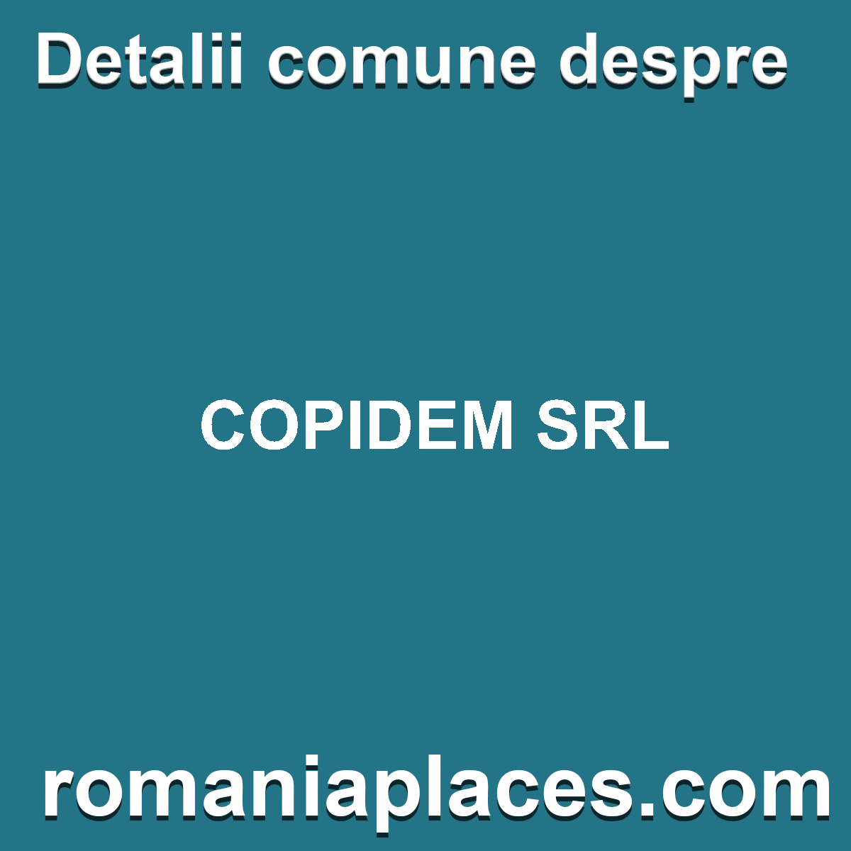 COPIDEM SRL