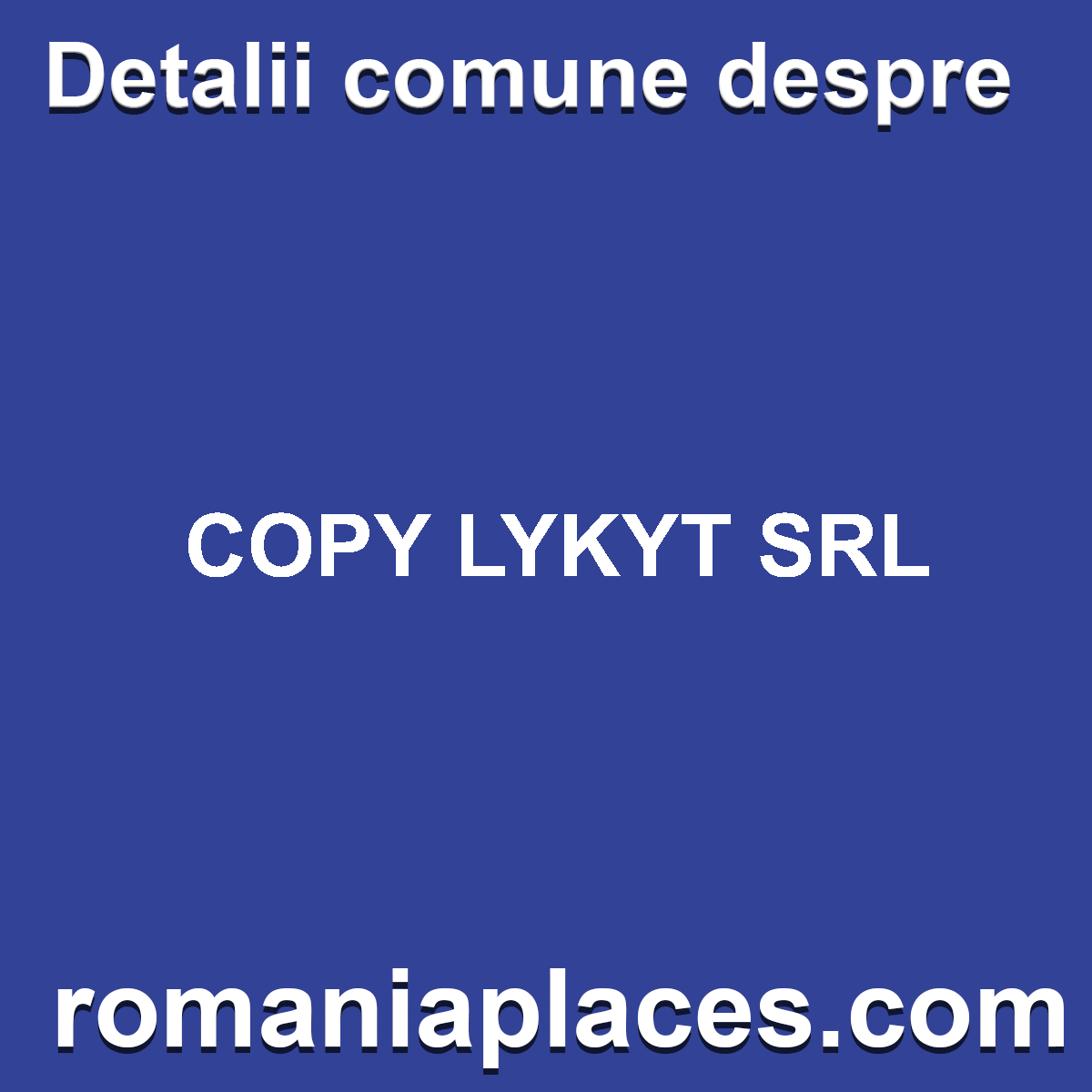 COPY LYKYT SRL