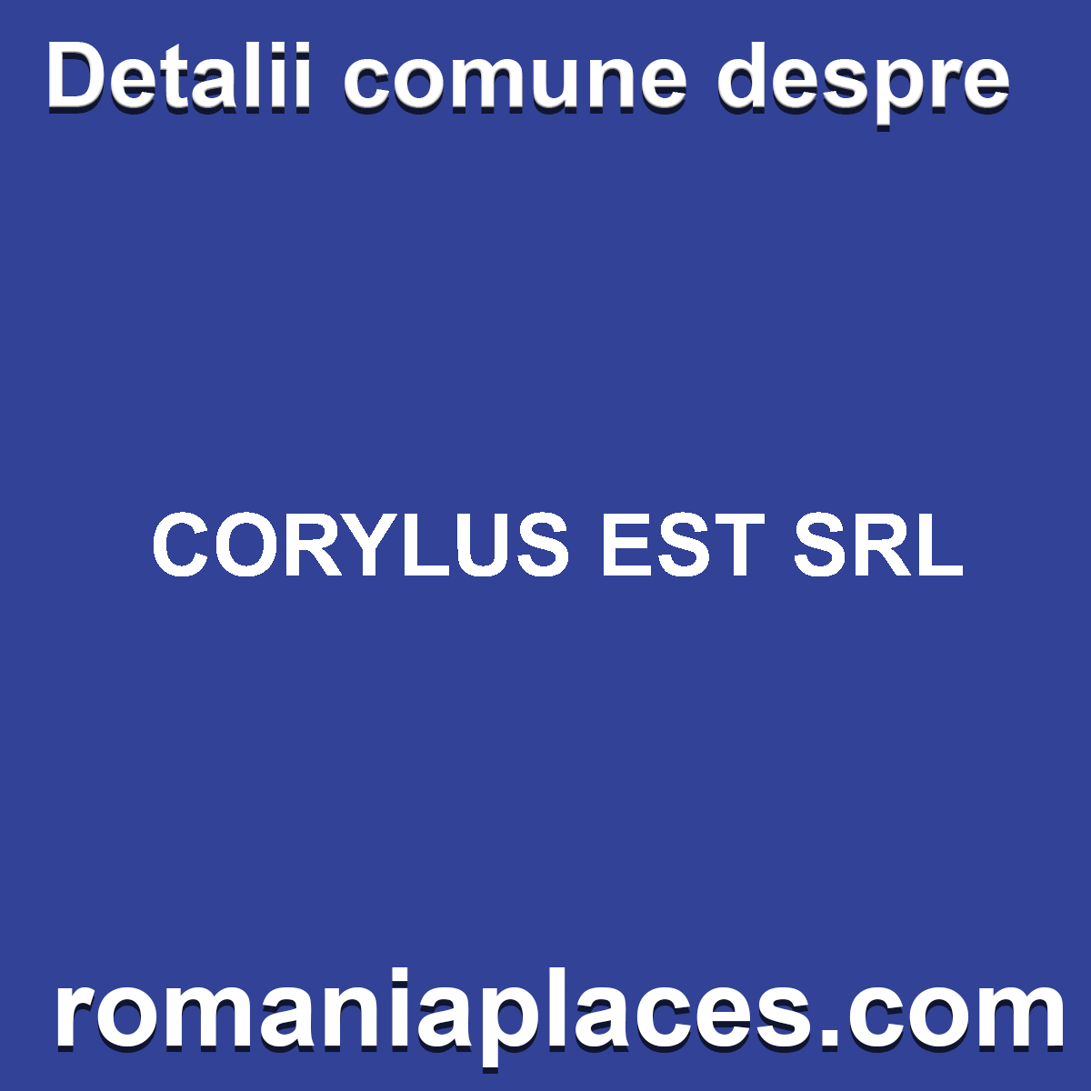 CORYLUS EST SRL