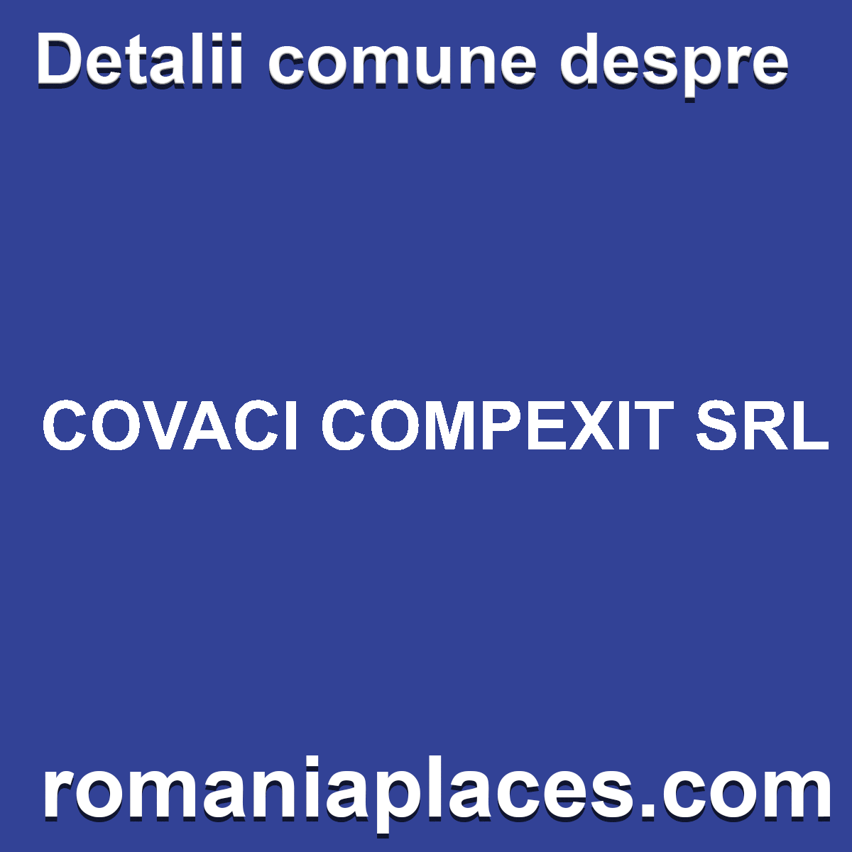 COVACI COMPEXIT SRL