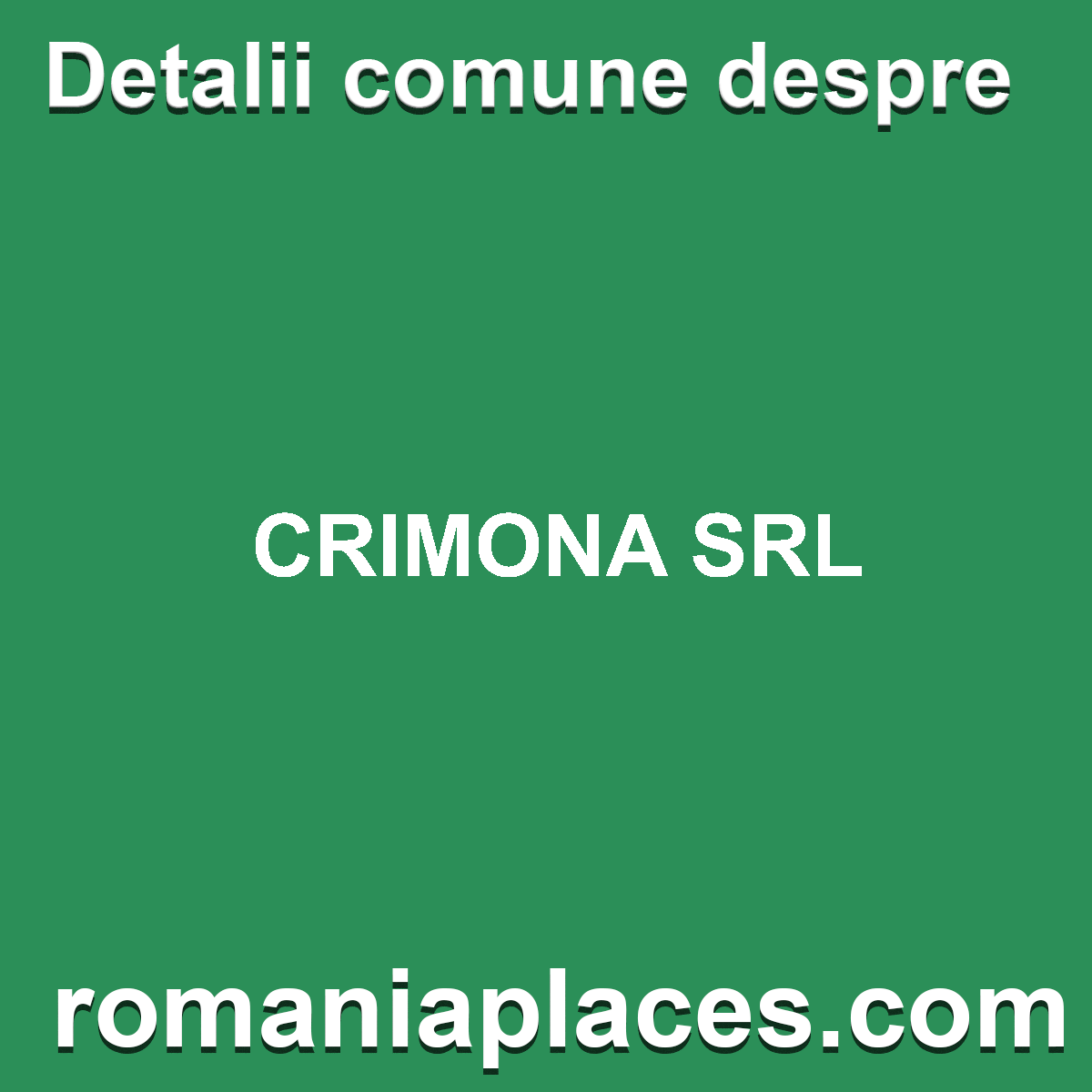 CRIMONA SRL